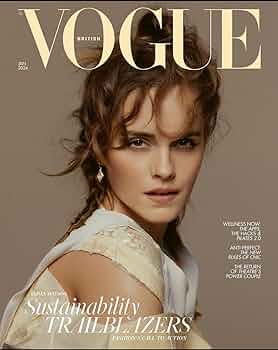 女性情報誌 Vogue UK Magazine March 2024 British Vogue' March 2024 Issue Includes 40 Cover Models